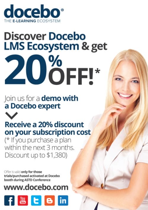 Docebo discount for ASTD