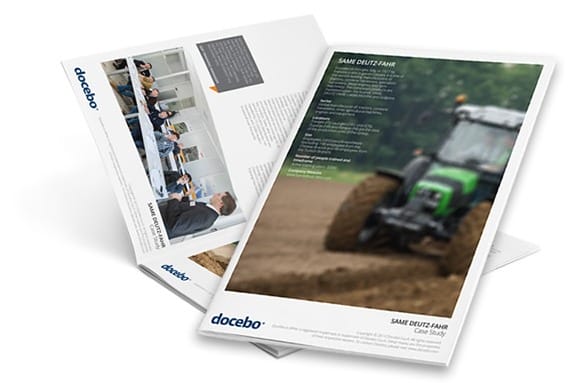 E-Learning for the Manufacturing Industry: SAME DEUTZ-FAHR chooses Docebo’s E-Learning