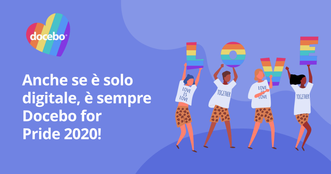 Anche se è solo digitale, è sempre Docebo for Pride 2020!