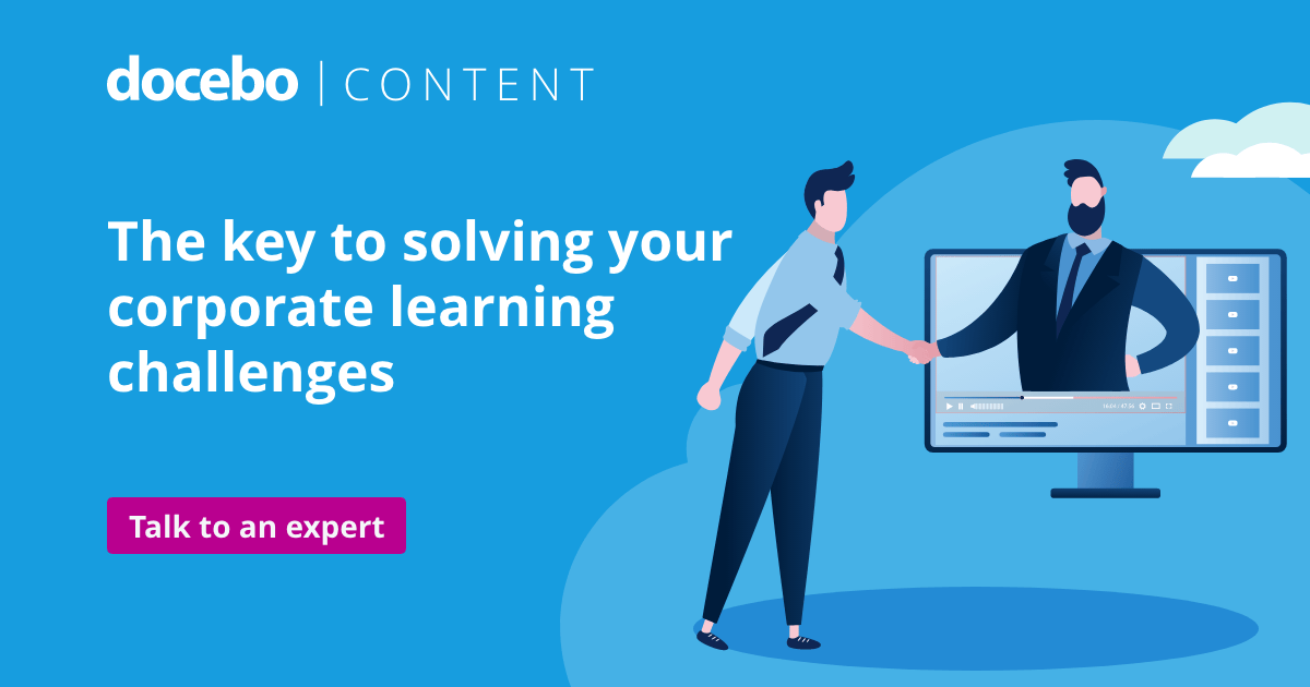 Solving corporate learning challenges with e-learning content