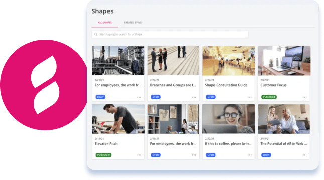 Elevate learning content with Docebo Shape